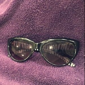 Black Zebra Print Sunglasses